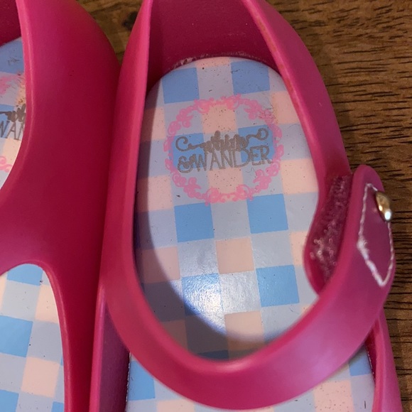 Whim & Wander pink bow maryjanes sz 6 - Picture 2 of 5